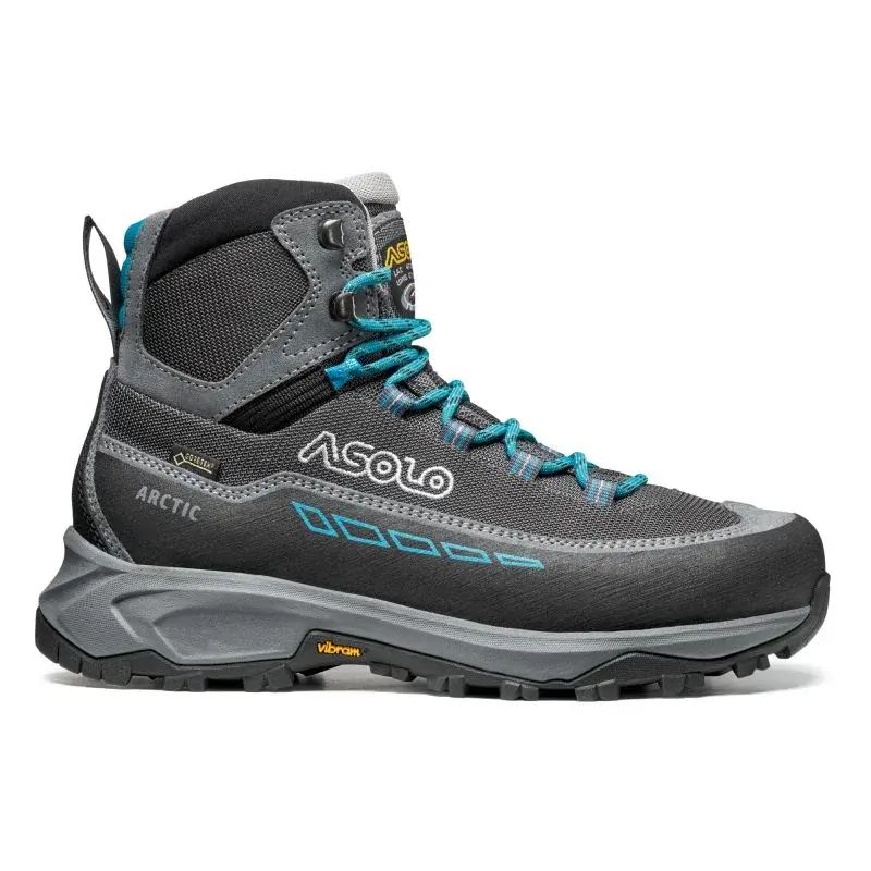 Asolo Dámske zateplené trekové topánky Asolo Arctic GV ML grey/gunmetal/blue peacock