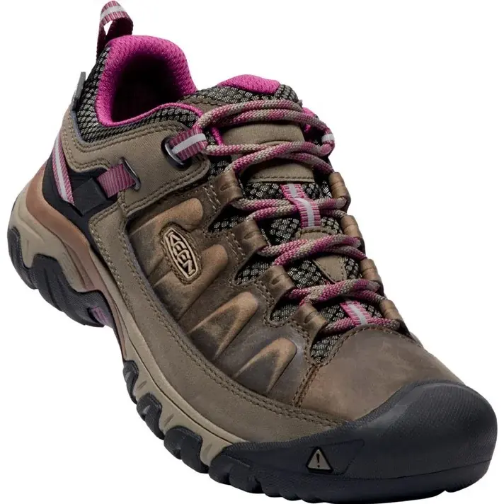 Dámske trekové topánky KEEN Targhee III WP Women weiss/boysenberry