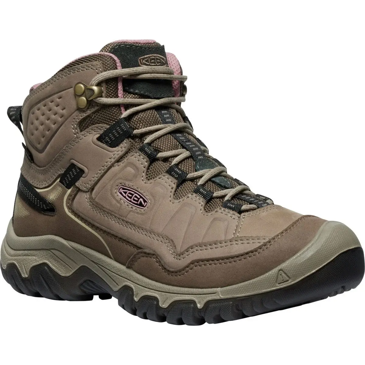 KEEN Dámske turistické topánky KEEN Targhee IV Mid WP Women brindle/nostalgia rose