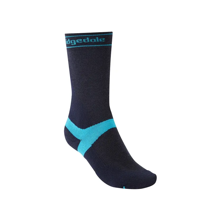 Bridgedale Dámske cyklistické ponožky Bridgedale MTB Mid-Season T2 Merino Sport Boot WMN navy