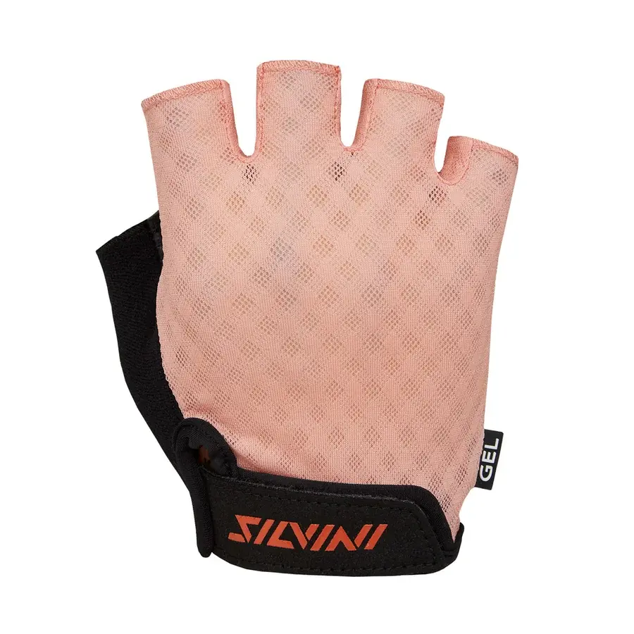 Silvini Dámske cyklistické rukavice Silvini Gaiona orange-black
