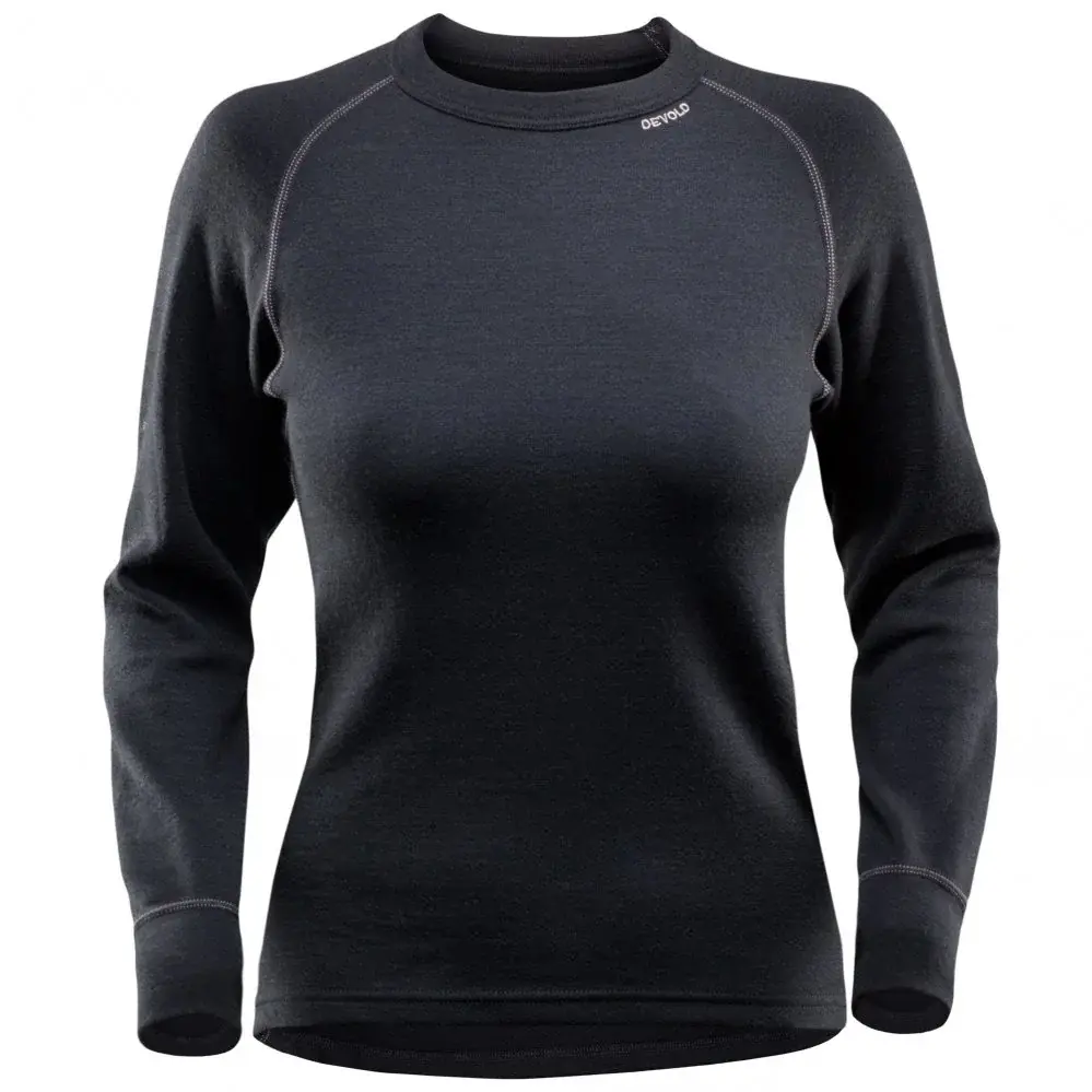 Devold Dámske funkčné merino tričko Devold Expedition Woman Shirt Black
