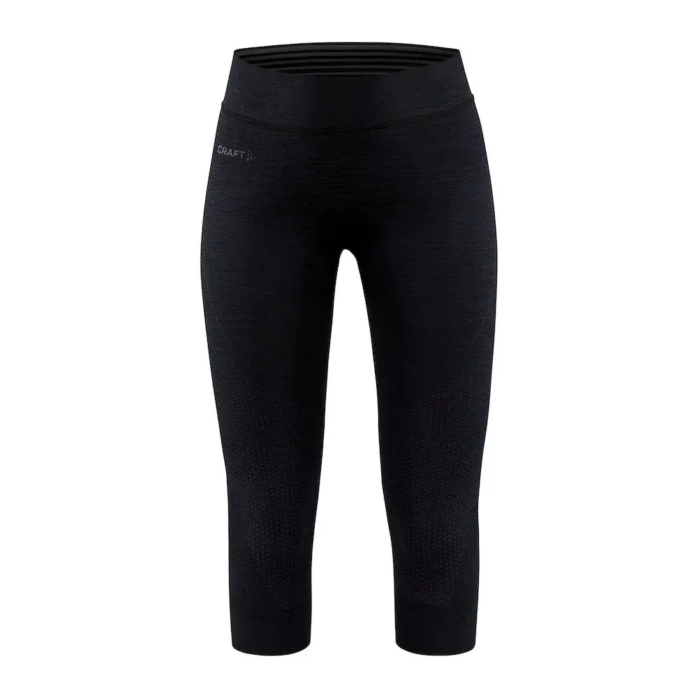 Dámske funkčné 3/4 spodky Craft CORE Dry Active Comfort čierna