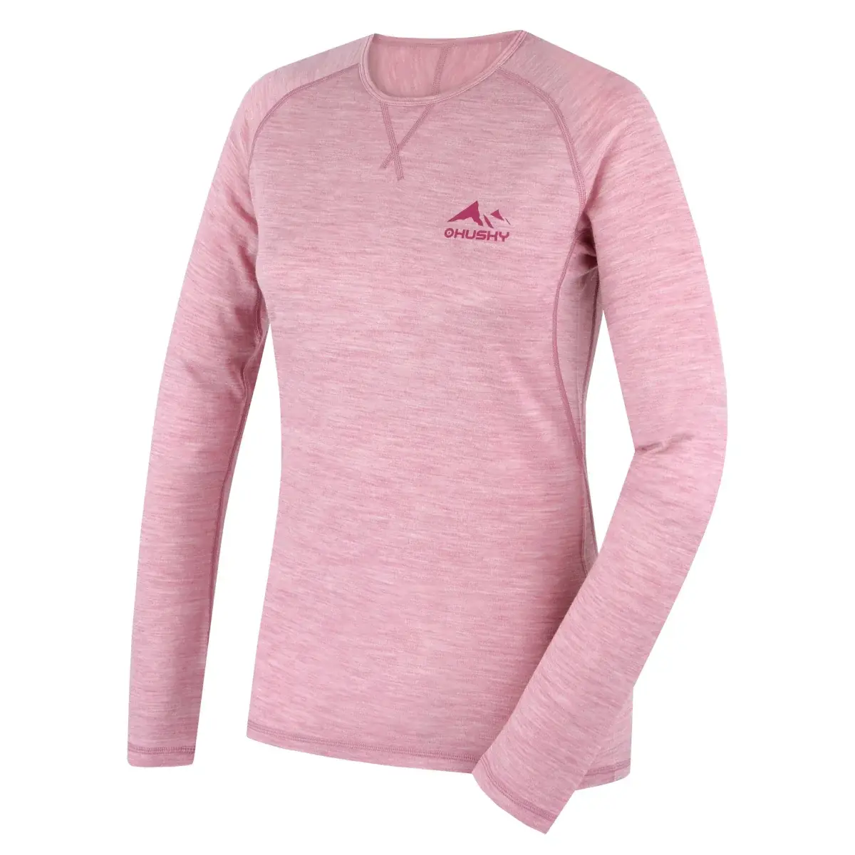 Dámske funkčné merino tričko Husky Merow L faded pink