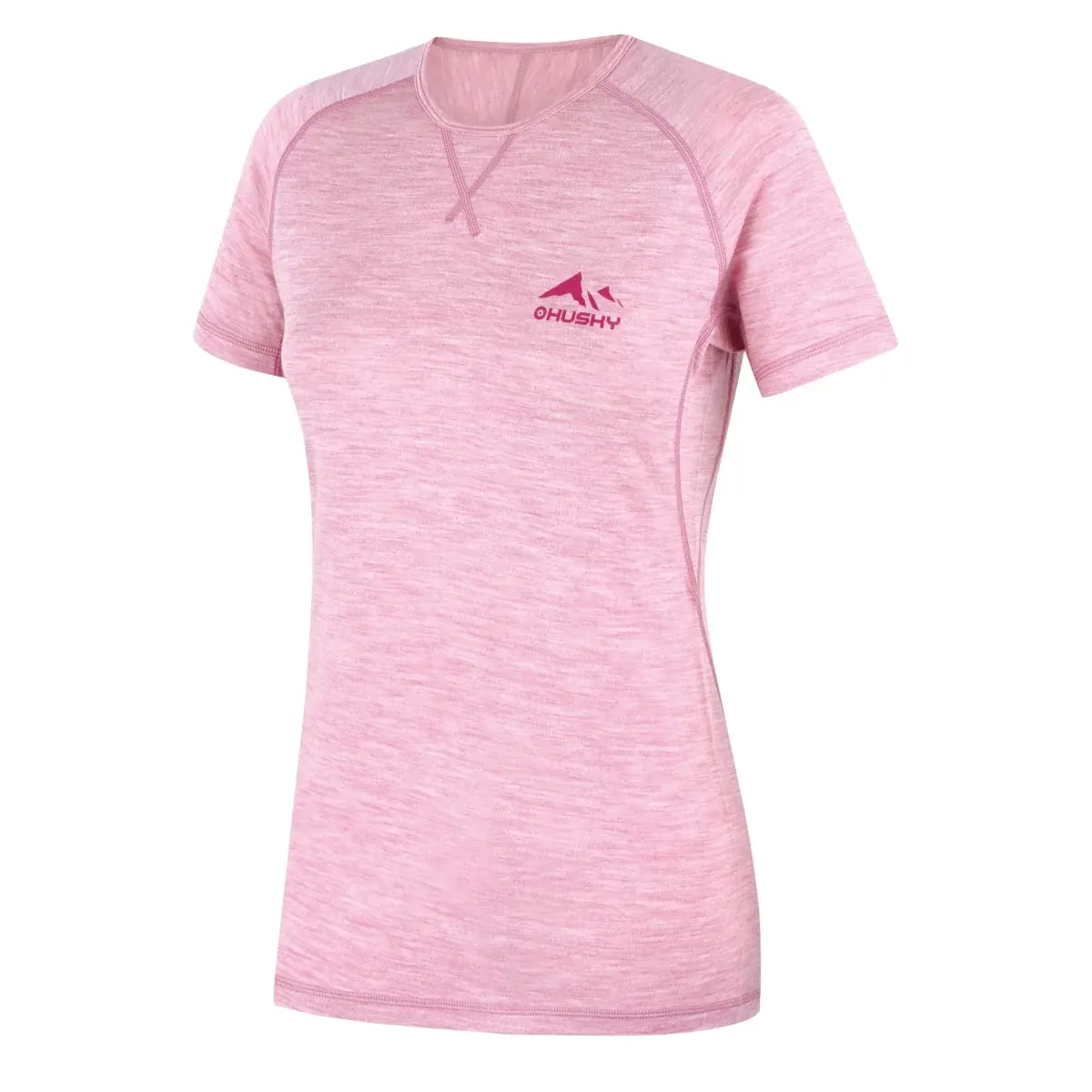 Dámske funkčné merino tričko Husky Mersa L faded pink