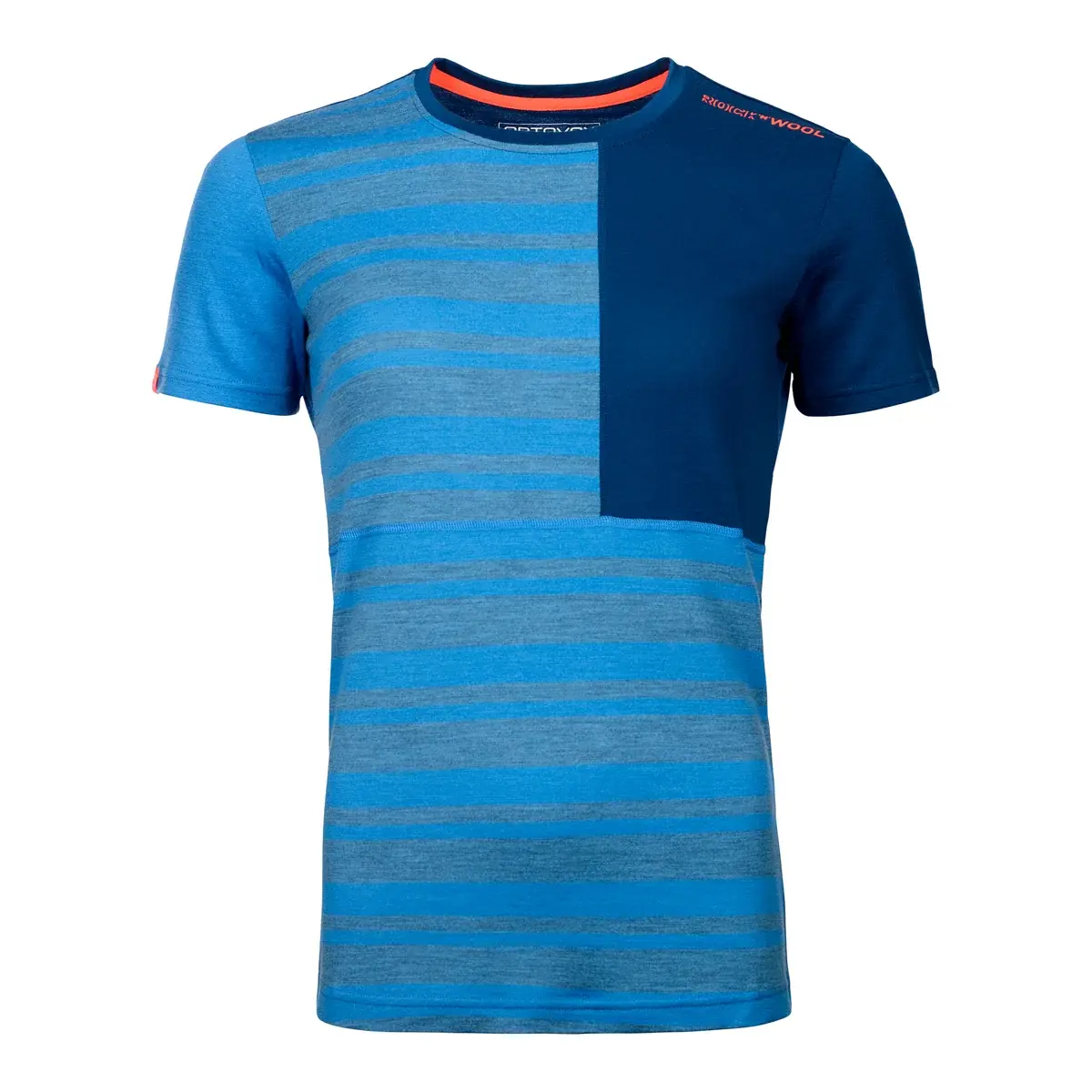 Dámske funkčné tričko Ortovox 185 Rock'n'Wool Sky blue