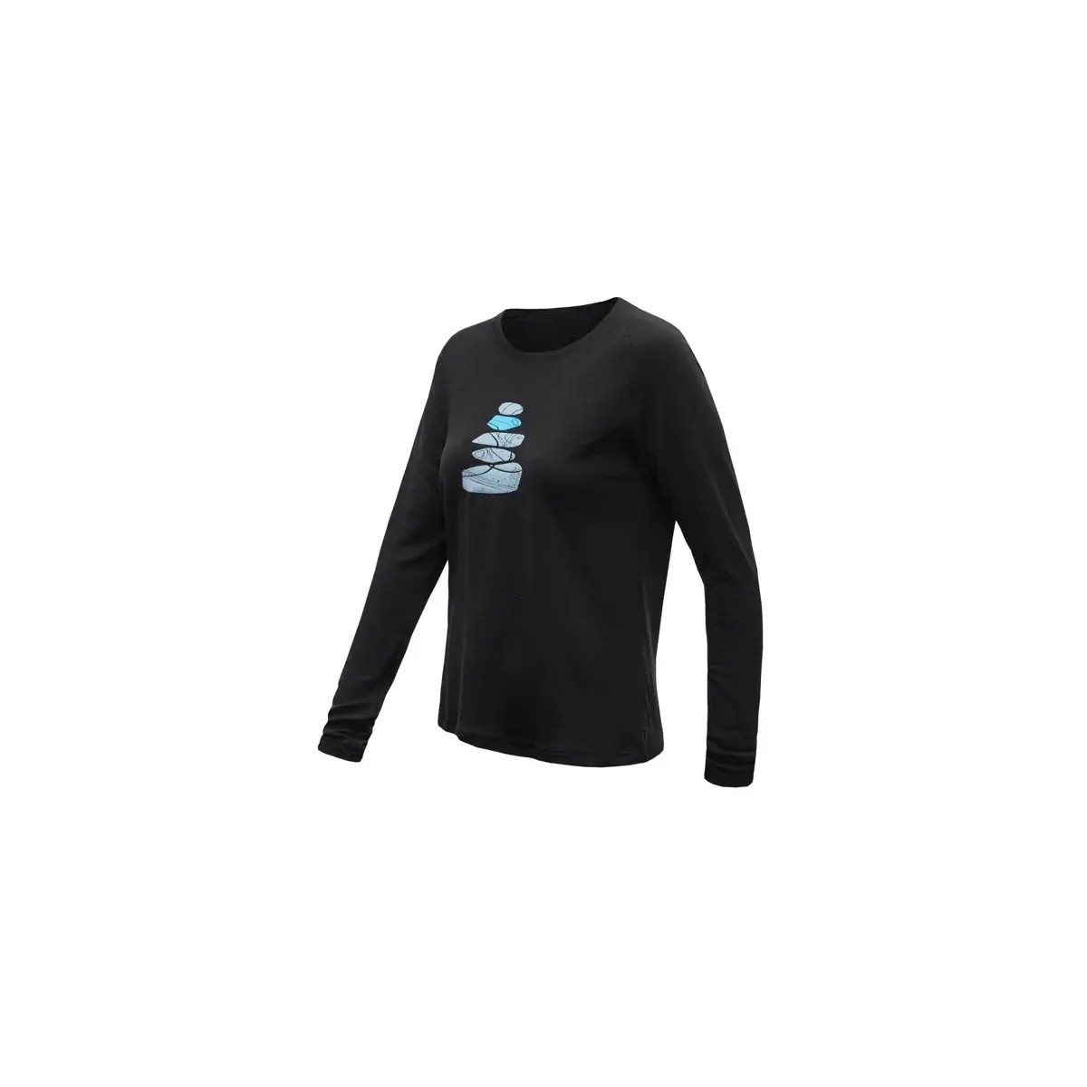 Dámske funkčné tričko Sensor Merino Blend Stone čierna