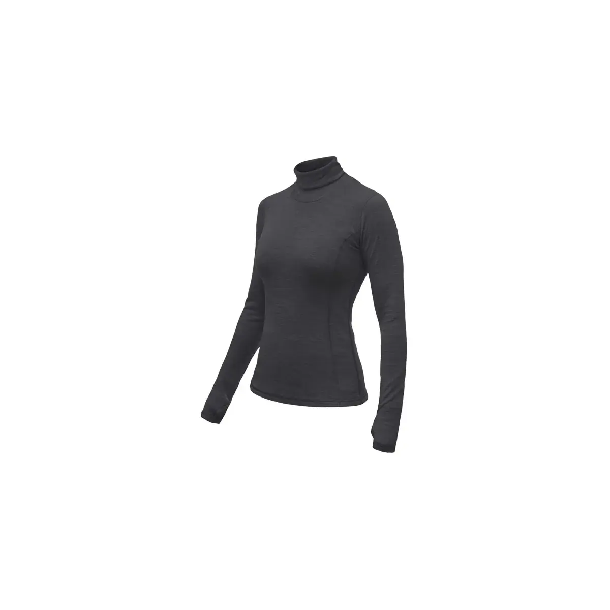 Sensor Dámske funkčné tričko Sensor Merino Bold Roll Neck anthracite gray