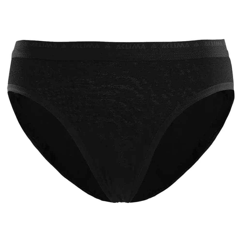 Aclima Dámske nohavičky Aclima LightWool Briefs jet black