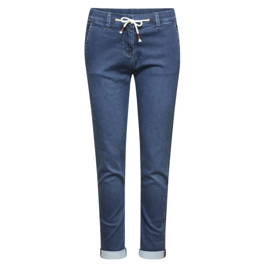 Chillaz Dámske pohodlné nohavice Chillaz Winter Splash denim blue