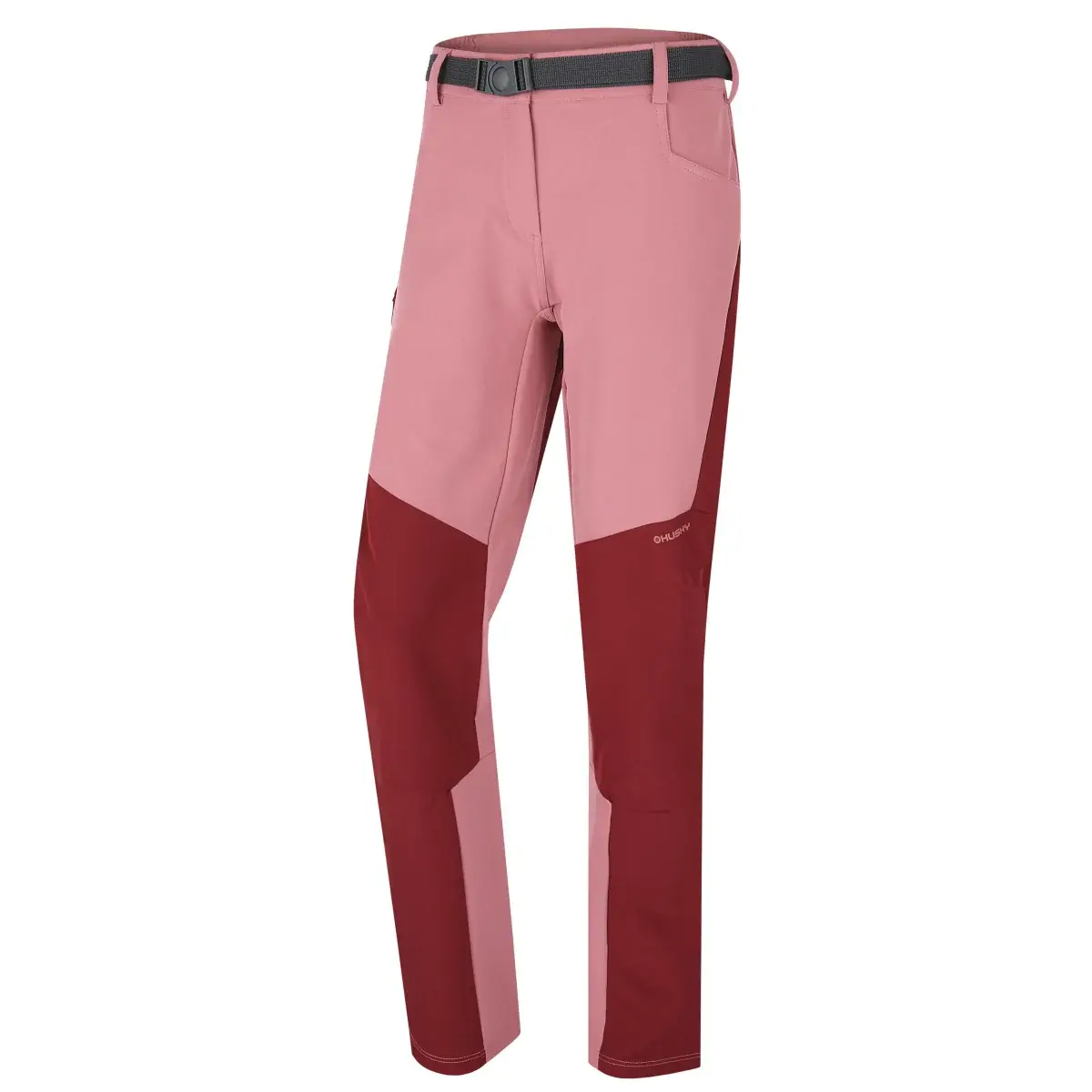 Dámske outdoorové nohavice Husky Keiry L bordo/pink