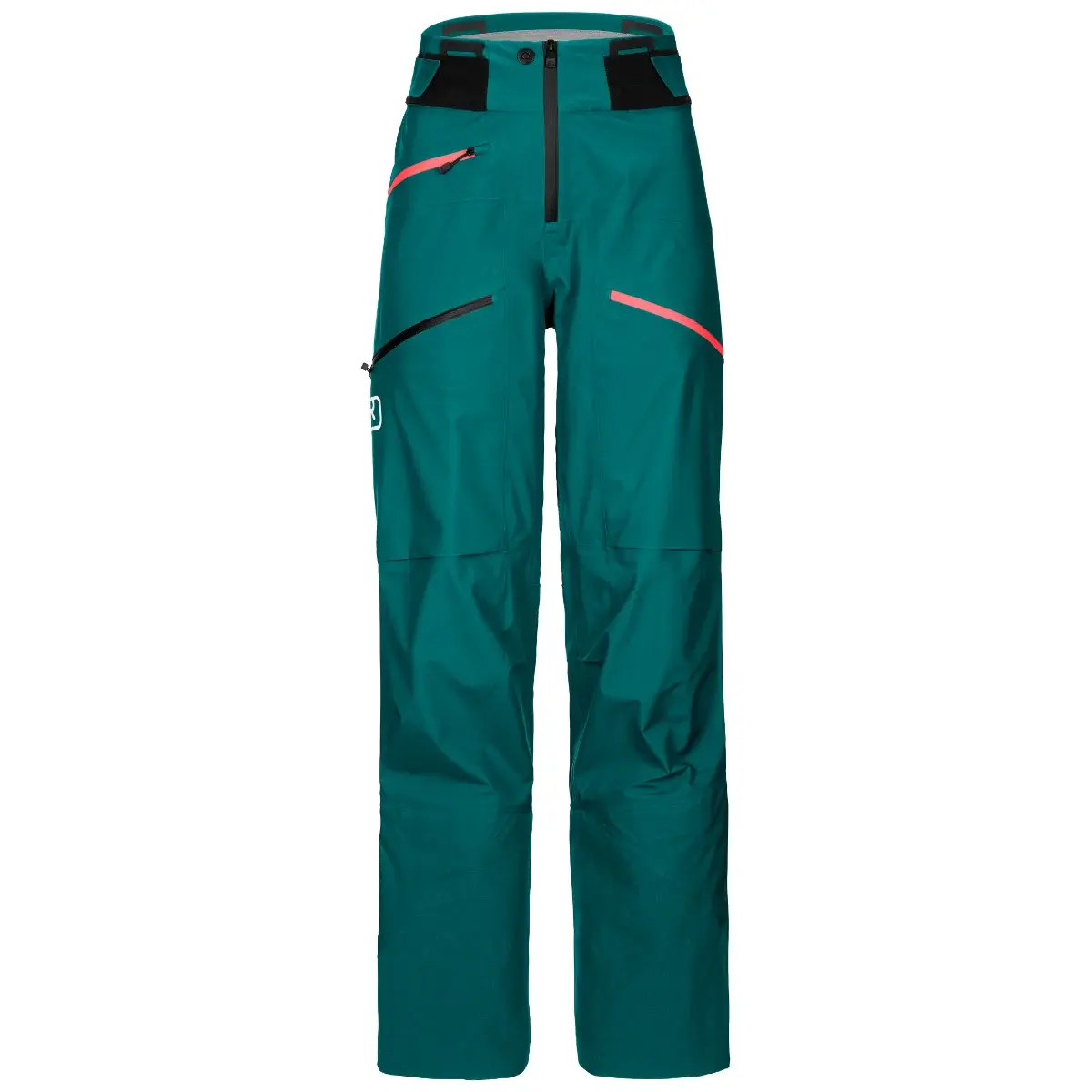 Ortovox Dámske freeridové nohavice Ortovox 3L Deep Shell Pacific green