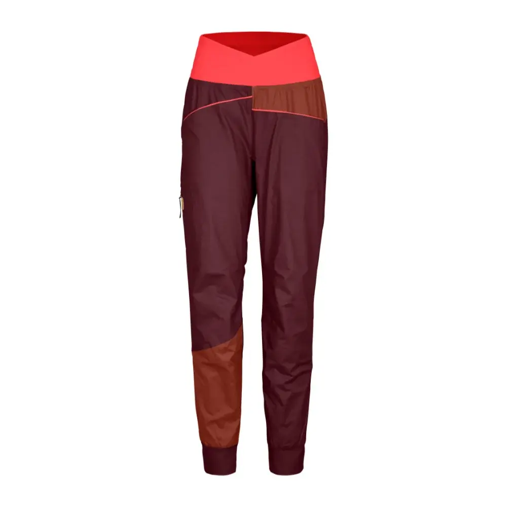 Dámske lezecké nohavice Ortovox Valbon Pants W winetasting