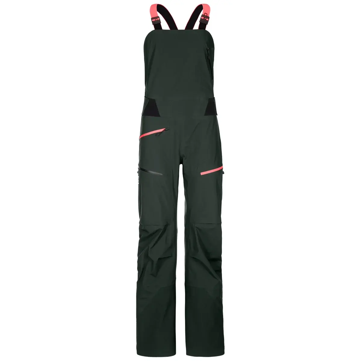 Dámske nohavice Ortovox W´s 3L Deep Shell Bib Pants green pine