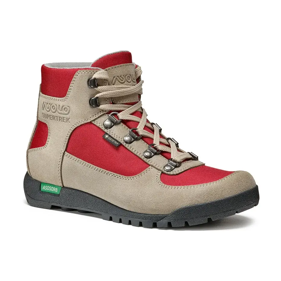 Asolo Dámske členkové topánky Asolo Supertrek GTX ML earth beige/chilli red