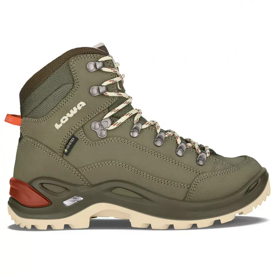 Lowa Dámske členkové topánky Lowa Renegade GTX Mid W's grey green/panna