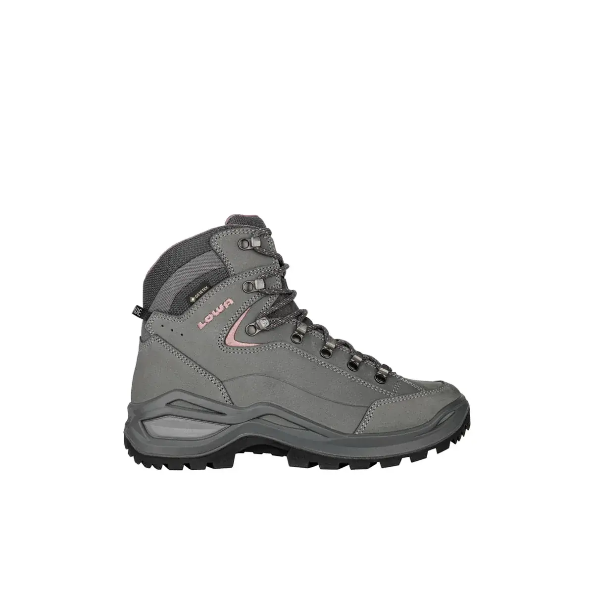 Dámske členkové turistické topánky Lowa Renegade EVO GTX LO W graphite rose