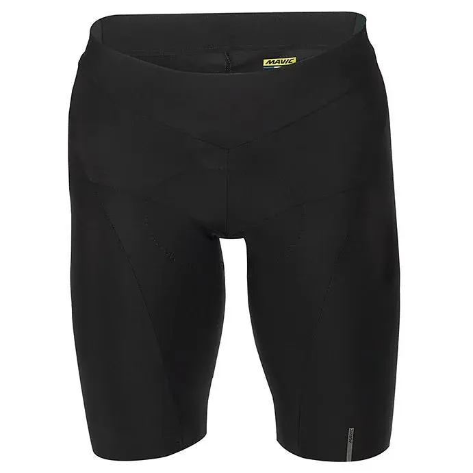 Dámske cyklistické kraťasy s vložkou a trakmi Mavic Essential Black