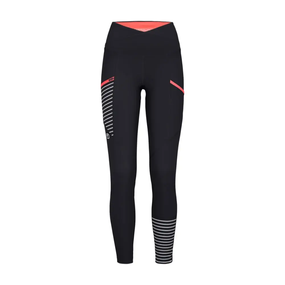 Dámske lezecké legíny Ortovox Mandrea Tights W black raven