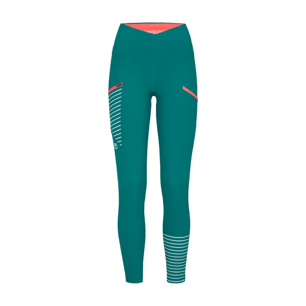 Dámske lezecké legíny Ortovox Mandrea Tights W pacific green