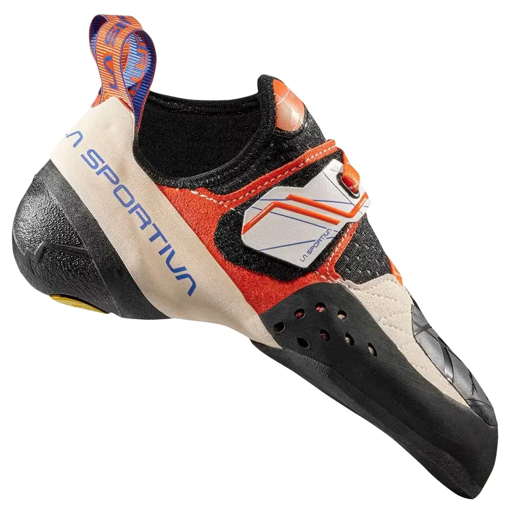 La Sportiva Dámske lezečky La Sportiva Solution Women white/lily orange_w00o03