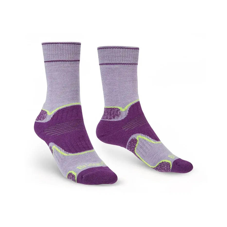 Dámske ponožky Bridgedale Hike MW MP Boot Women's lilac/purple/283