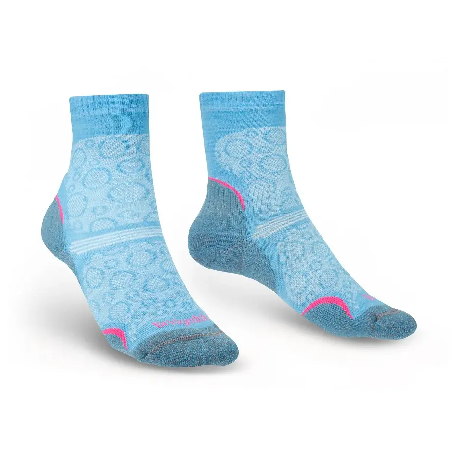 Dámske ponožky Bridgedale Hike UL T2 MP Crew Women's blue/436
