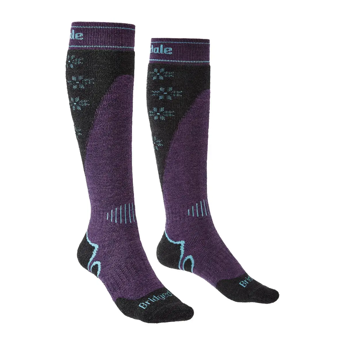 Bridgedale Dámske ponožky Bridgedale Ski Midweight+ dark purple/141