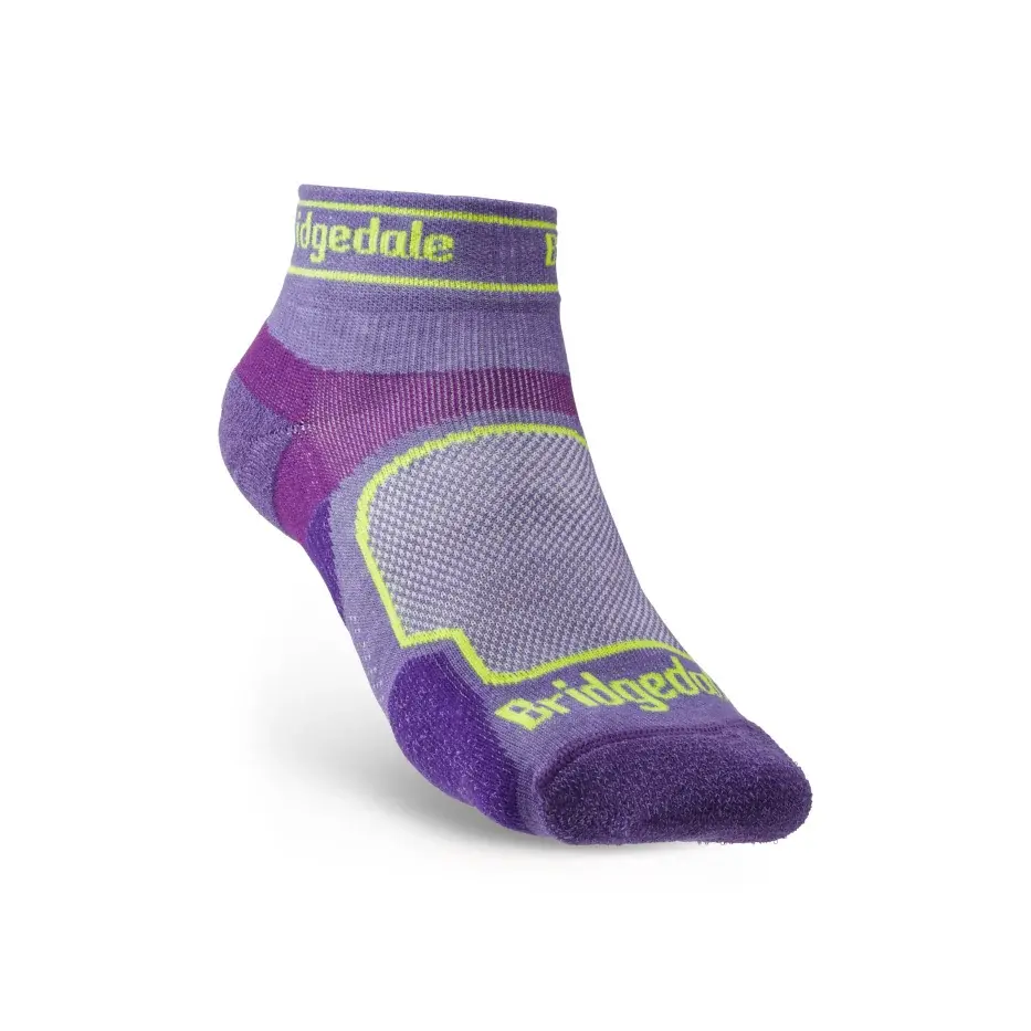 Bridgedale Dámske bežecké ponožky Bridgedale Trail Run UL T2 CS Low purple