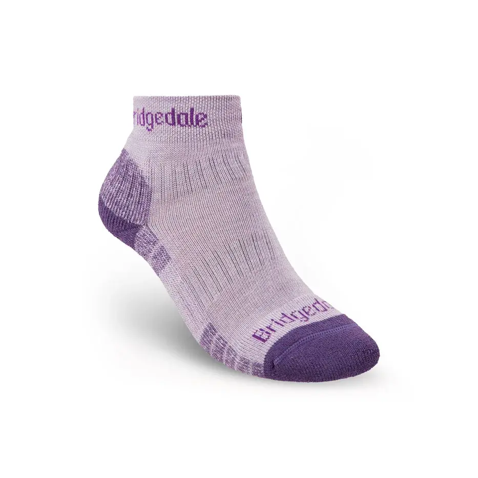 Dámske ponožky Bridgedale Hike Lightweight Performance Ankle Heather/Damson