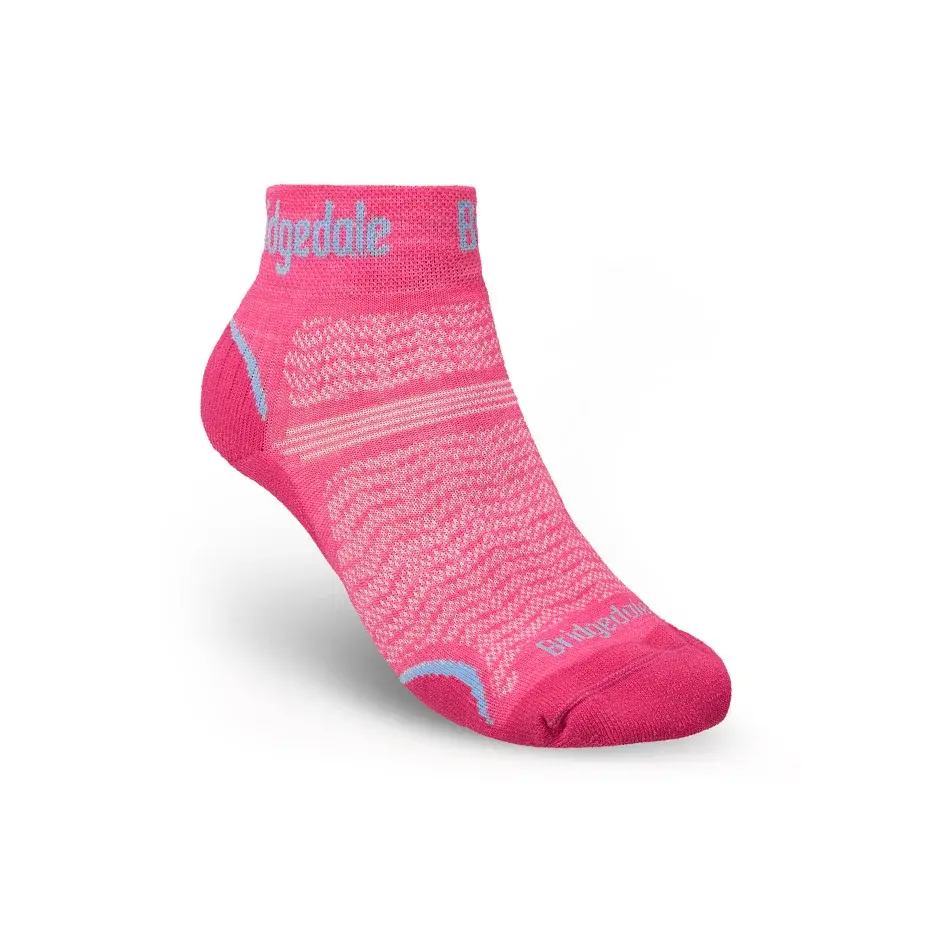 Dámske ponožky Bridgedale Hike Ultralight Performance Ankle Pink