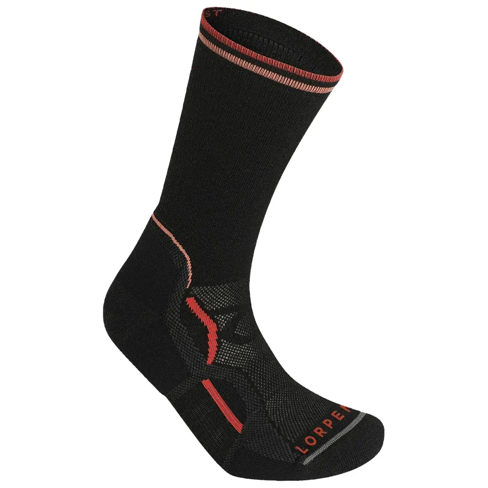 Lorpen Dámske ponožky Lorpen LIGHT HIKER ECO 2558 BLACK/PINK