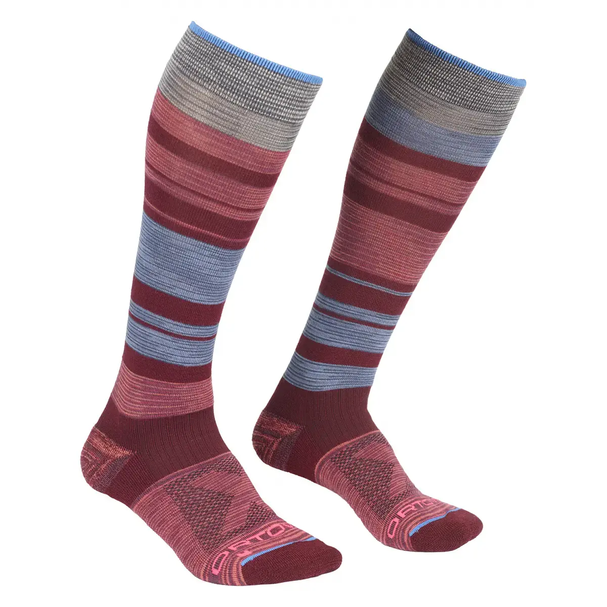 Dámske funkčné termo ponožky Ortovox All Mountain Long Socks Warm multicolour