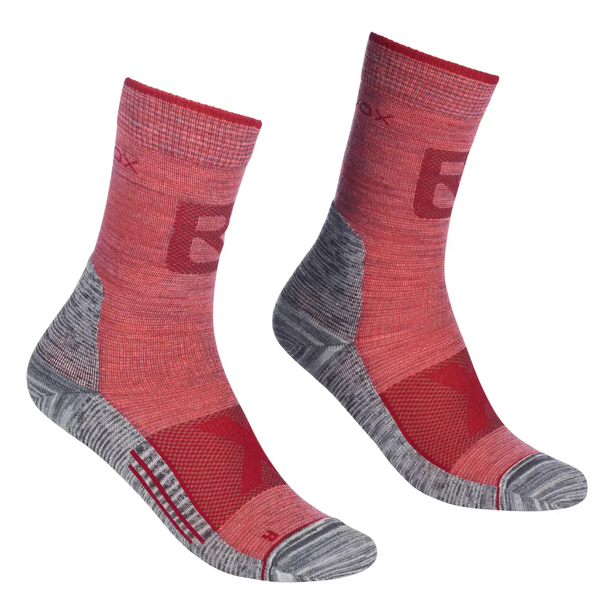 Dámske ponožky Ortovox Alpinist Pro Compression Mid Blush