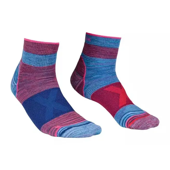 Ortovox Dámske funkčné ponožky Ortovox Alpinist Quarter Socks hot coral