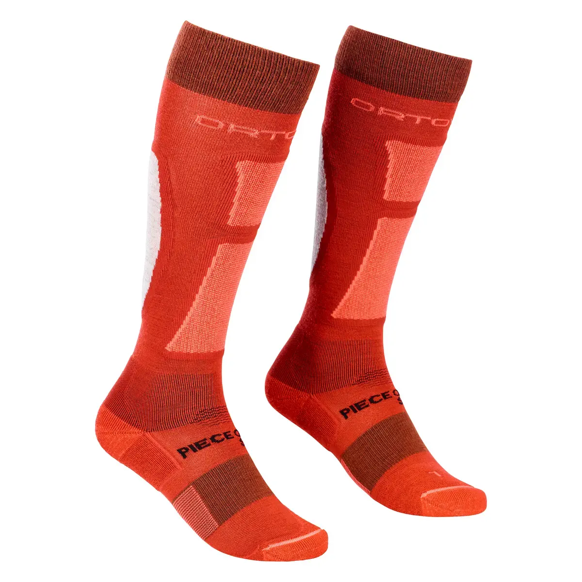 Dámske ponožky Ortovox Ski Rock'n'Wool Long Socks Blush