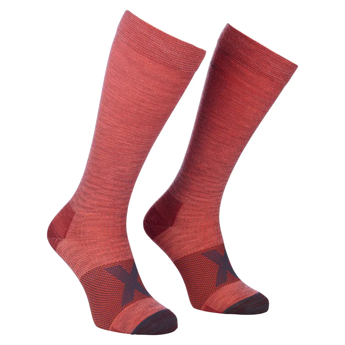 Dámske ponožky Ortovox Tour Compression Long Blush