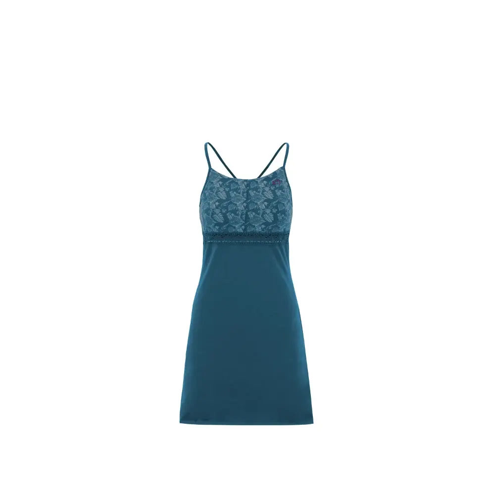 Dámske bavlnené šaty s integrovanou podprsenkou E9 W's Debby Deep Blue