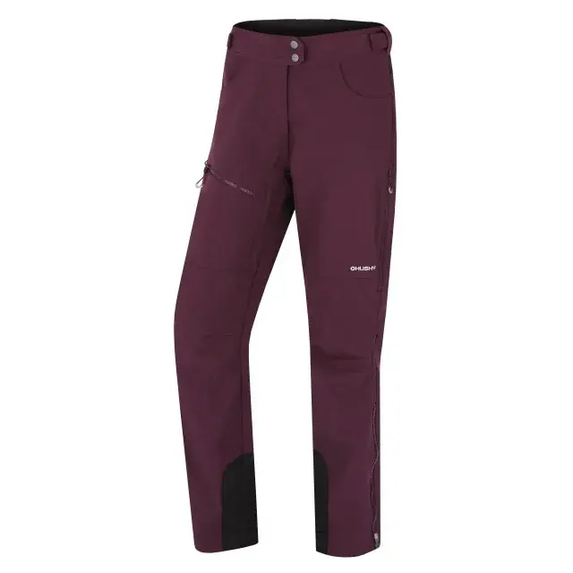 Dámske softshellové nohavice Husky KESON L purple, veľkosť