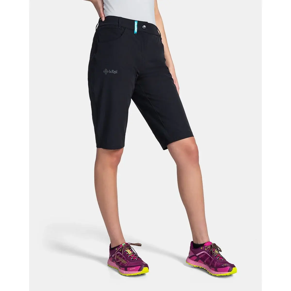 Kilpi Dámske outdoorové šortky Kilpi Sylane-W BLK