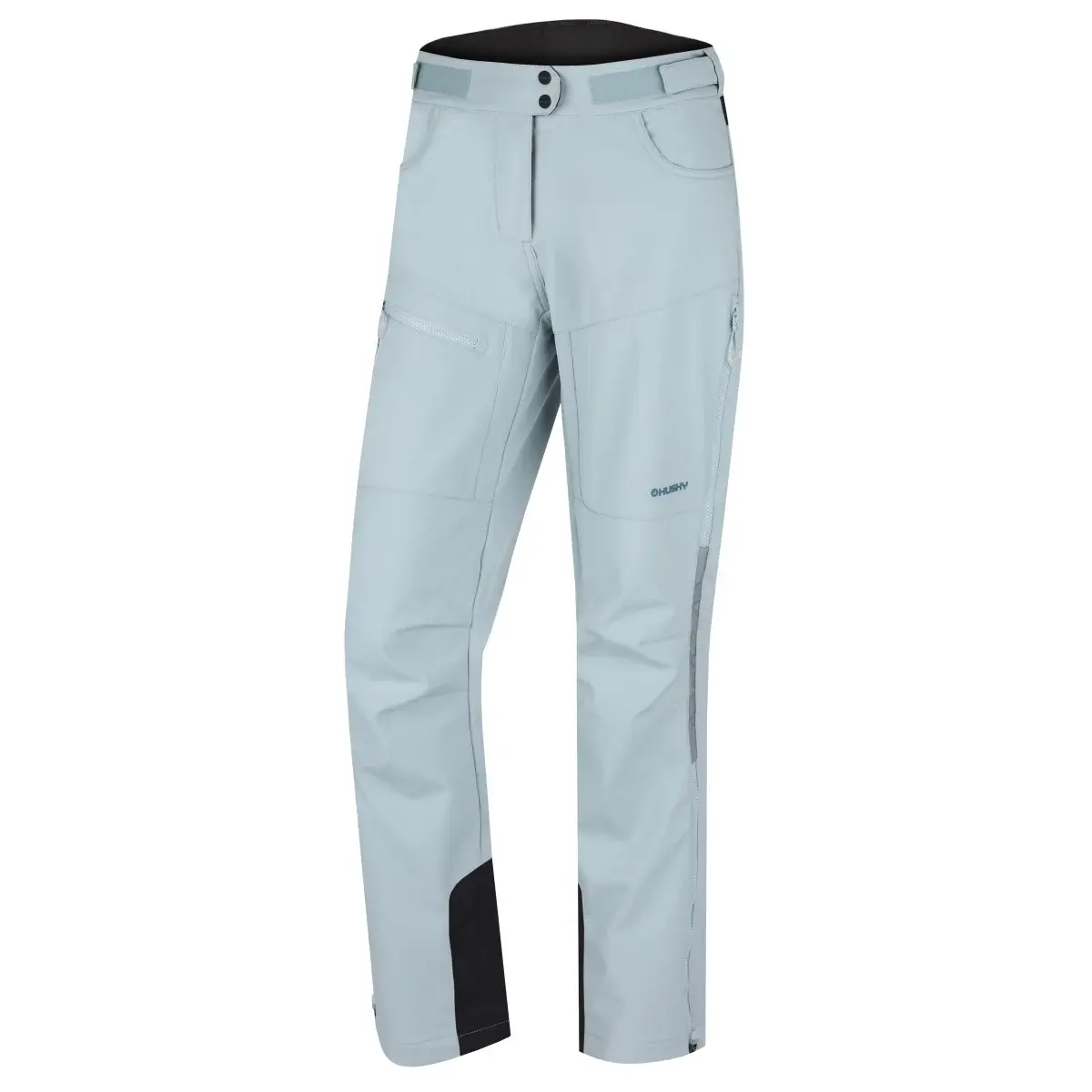 Dámske teplé softshellové nohavice Husky Keson L faded mint