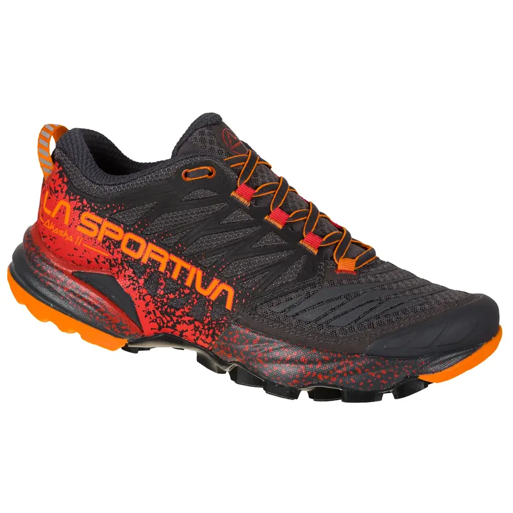 Dámske trailové topánky La Sportiva Akasha II Carbon/Cherry