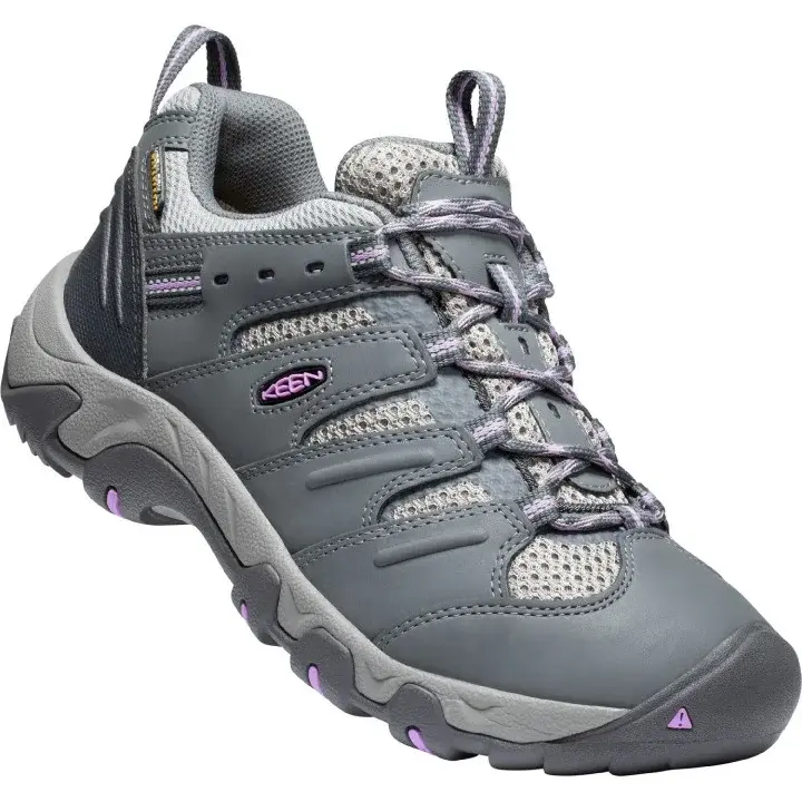 KEEN Dámske trekové topánky KEEN Koven WP Women steel grey/african violet