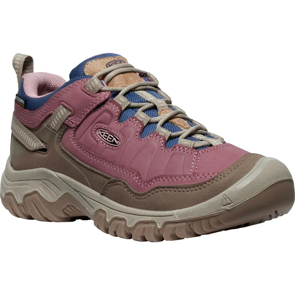 Dámske trekové topánky KEEN Targhee IV WP Women rose brown/plaza taupe