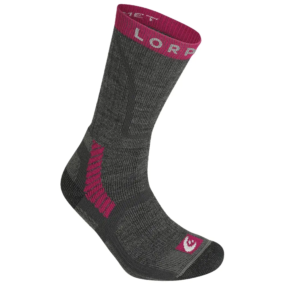 Dámske trekové ponožky Lorpen Midweight Hiker Eco 5427 CHARCOAL