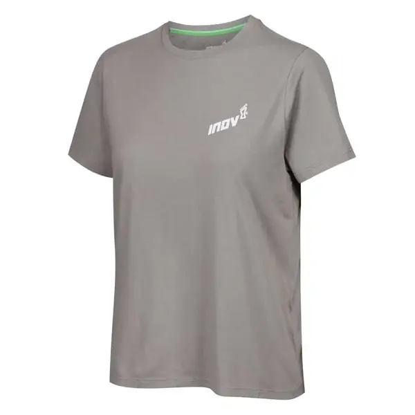 Inov8 Dámske tričko Inov8 Graphic Tee "Brand" W light grey