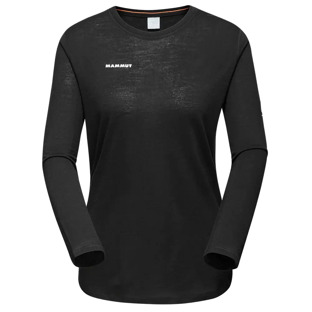 Dámske tričko Mammut Tree Wool FL Longsleeve black