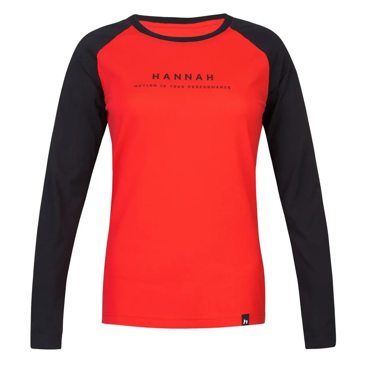 Dámske tričko s dlhým rukávom Hannah Prim Hibiscus/anthracite