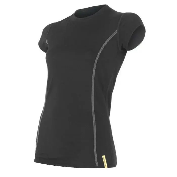Sensor Dámske funkčné tričko s krátkym rukávom Sensor Merino Active čierna