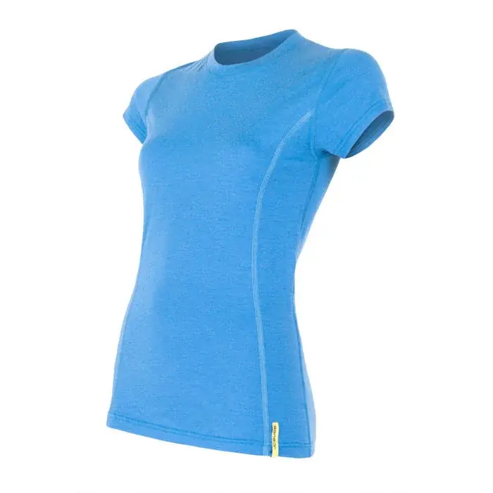Sensor Dámske funkčné tričko s krátkym rukávom Sensor Merino Active modrá